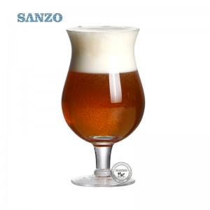 Verre à bière Sanzo Ale adapté aux besoins du client fait main transparent 6 verres à bière en verre à bière Peroni