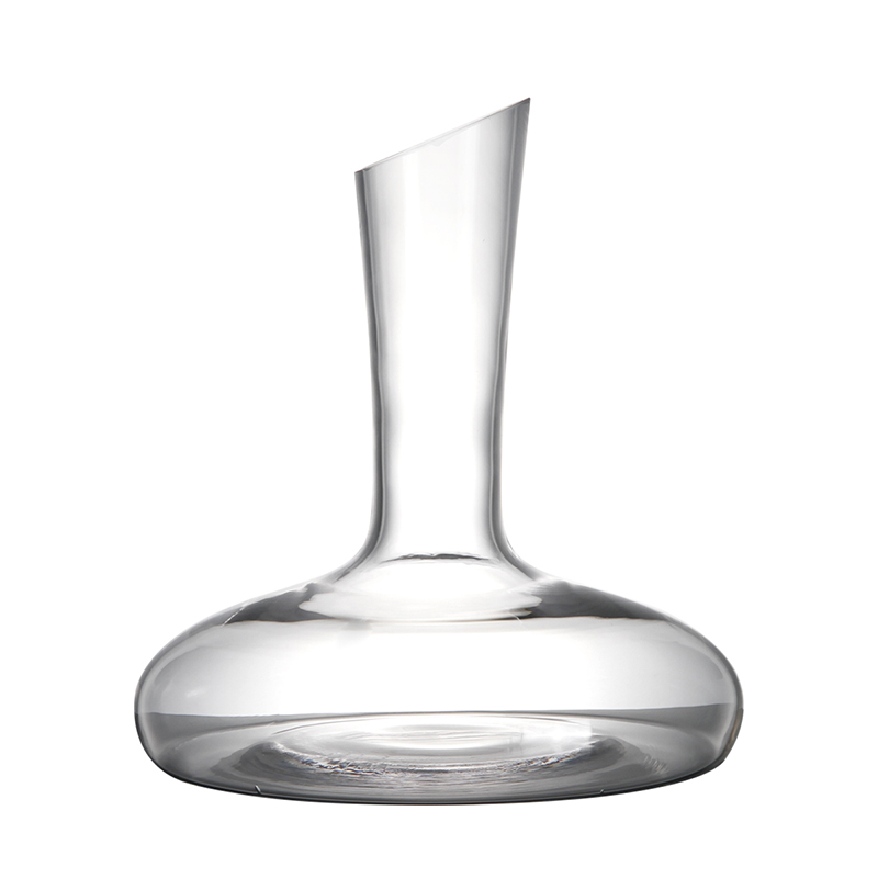 SANZO Décanteur de vin clair fait à la main en verre soufflé \/ cristal de haute qualité pour le ménage
